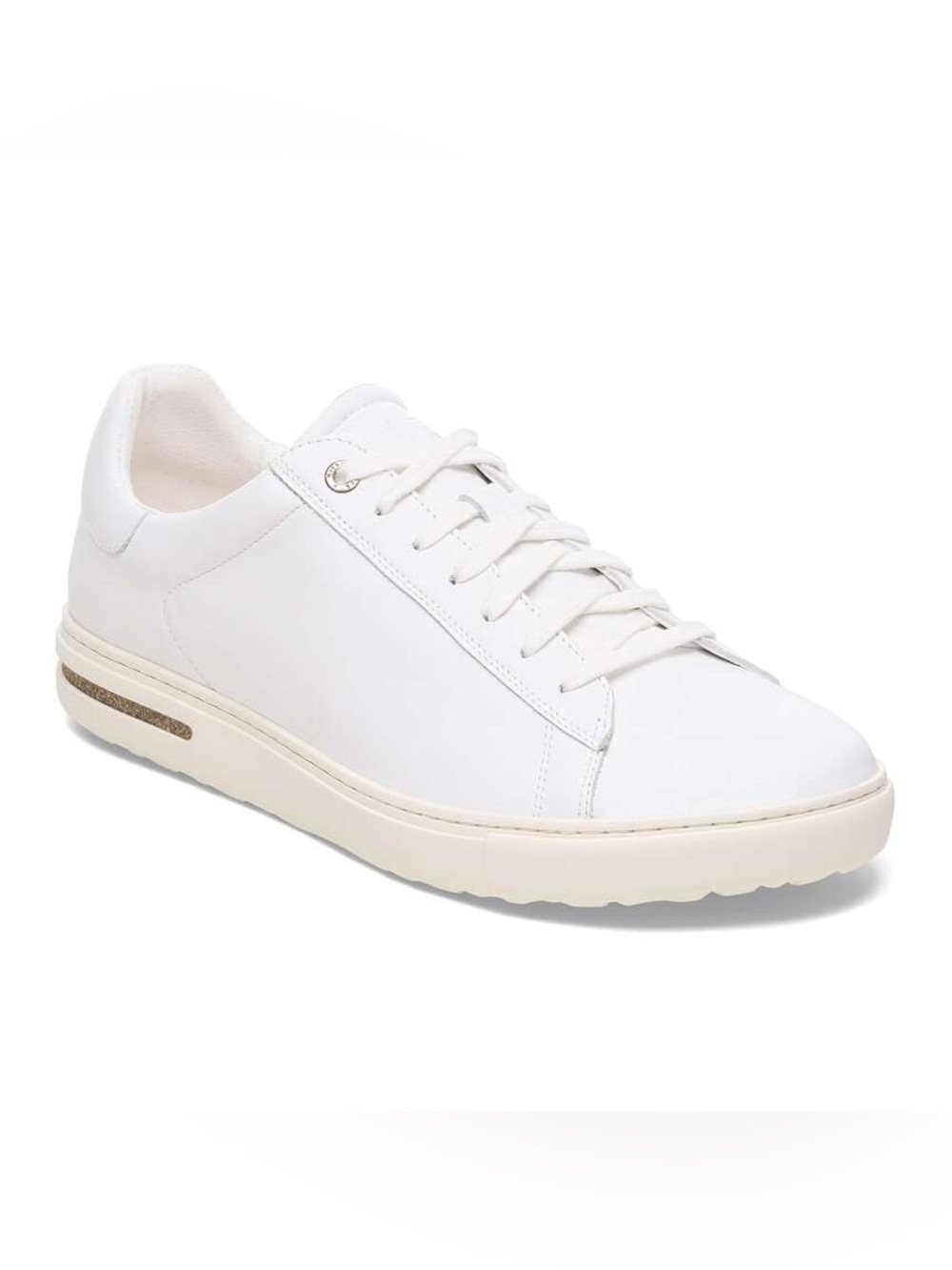 BIRKENSTOCK White Leather Unisex BEND Low-Profile Lace-Up Everyday Sneakers $200